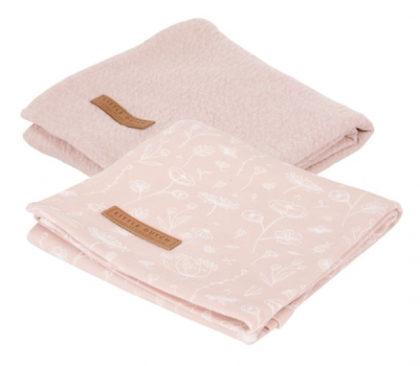 Babytuchset Wild Flowers Pink Babytuchset Wild Flowers Pink